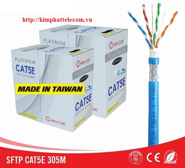 Cáp mạng Golden Link PLATINUM CAT.5E SFTP
