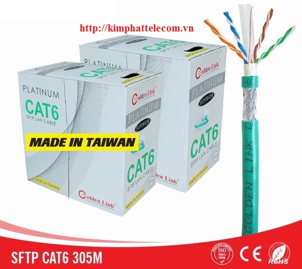 Cáp mạng Golden Link PLATINUM CAT.6 SFTP